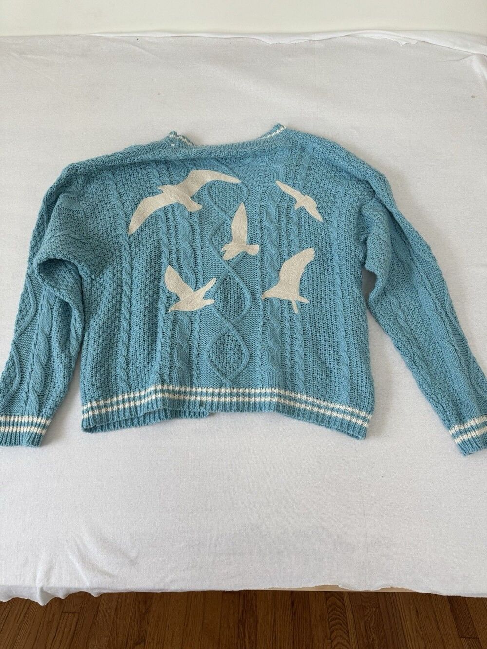 Taylor Swift 1989 Cardigan MD/LG Blue - Picture 5 of 6